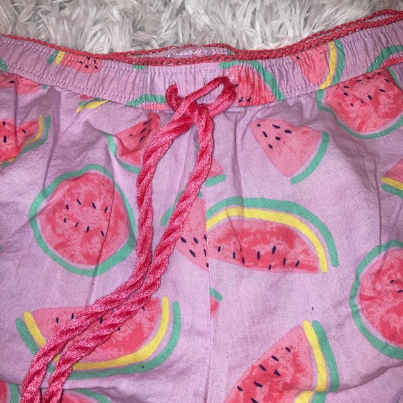 EUC AE Aerie Pink Watermelon Sleep Shorts Size M - Picture 2 of 4